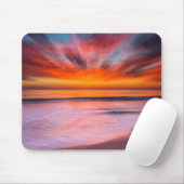 Sunset Tamarack Beach| Carlsbad, CA Mousepad (Mit Mouse)