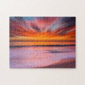 Sunset Tamarack Beach| Carlsbad, CA Puzzle (Horizontal)