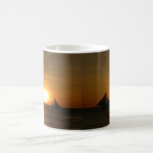 Sunset Tasse segeln (Mittel)