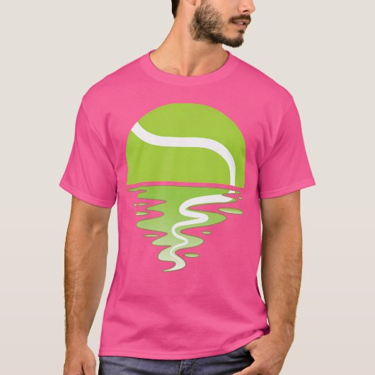 Sunset Tennis Ball T-Shirt (Vorderseite)