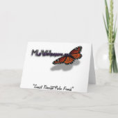 Sunset Through Palm Fronds "Thinking of You" Card Karte (Rückseite)