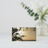 Sunset Through Trees II Tropical Photography Visitenkarte (Stehend Vorderseite)