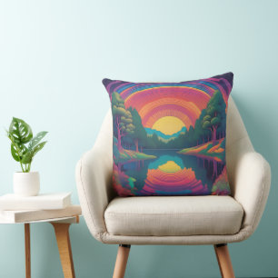 Sunset Throw Kissen