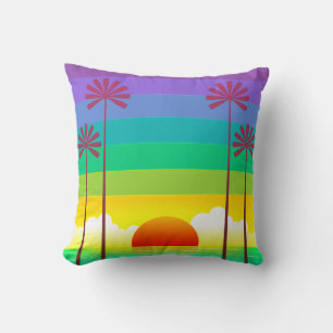Sunset Throw Kissen