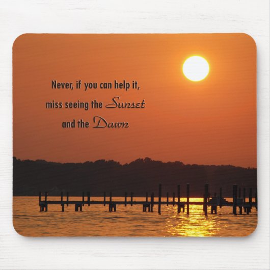 Sunset Time Mousepad (Vorne)