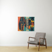 Sunset-Ton Wandteppich (Beispiel (Horizontal))