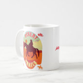 Sunset Trails , Cowboy & Cactus Desert Journey . Kaffeetasse (Vorderseite Links)