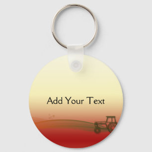Sunset Traktor Schlüsselanhänger