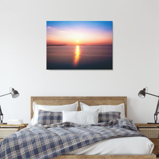 Sunset Tranquility Over Calm Waters Leinwanddruck (Insitu (Schlafzimmer))