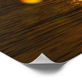 Sunset, Traverse Bay, Michigan Poster (Ecke)