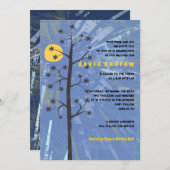 Sunset Tree Bar Mitzvah Einladung (Vorne/Hinten)