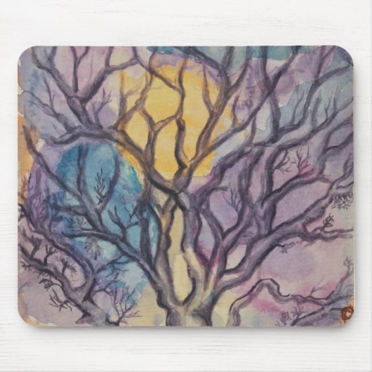 Sunset Tree Mousepad (Vorne)
