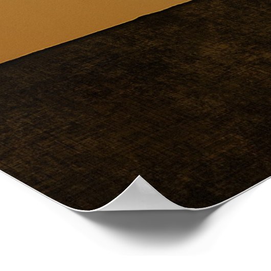 Sunset Tree Poster (Ecke)