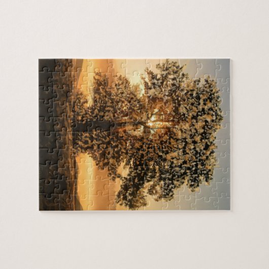 Sunset Tree Puzzle (Horizontal)