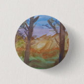 Sunset Trees Button (Vorderseite)