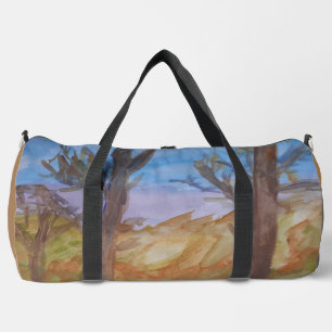 Sunset Trees Duffle Bag