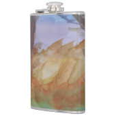 Sunset Trees Flachmann (Links)