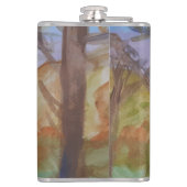 Sunset Trees Flachmann (Rückseite)