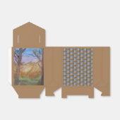 Sunset Trees Geschenkschachtel (Ungefaltet)