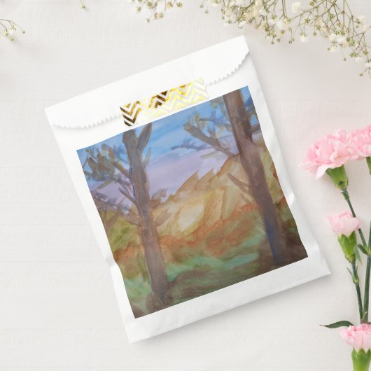 Sunset Trees Geschenktütchen (Versiegelt)