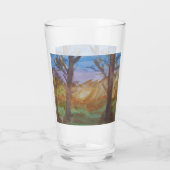 Sunset Trees Glas (Rückseite)
