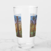 Sunset Trees Glas (Links)