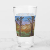 Sunset Trees Glas (Vorderseite)