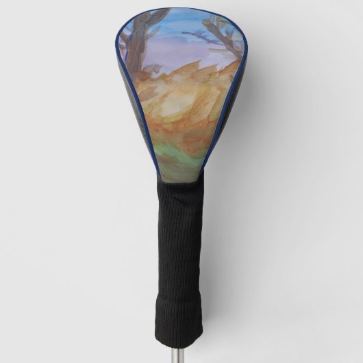 Sunset Trees Golf Headcover (Vorderseite)