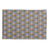 Sunset Trees Kissenbezug (Rückseite)