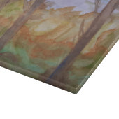 Sunset Trees Schneidebrett (Ecke)