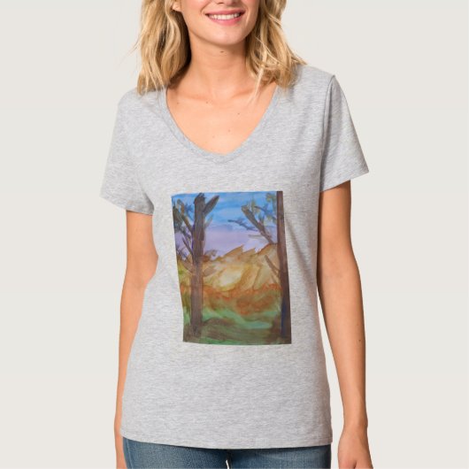 Sunset Trees T-Shirt (Vorderseite)