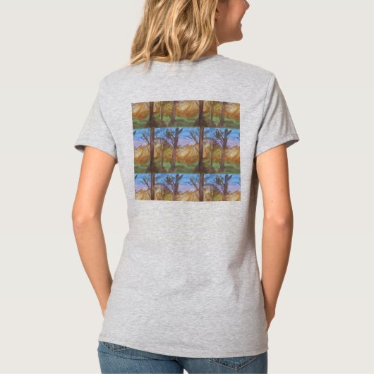Sunset Trees T-Shirt (Rückseite)