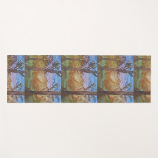 Sunset Trees Yogamatte (Vorderseite (Horizontal))