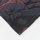 Sunset Tropical Beach Paradise Island  Fleecedecke (Ecke)