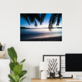 Sunset Tropical Seascape, Fidschi Poster (Heimbüro)