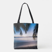 Sunset Tropical Seascape, Fidschi Tasche (Rückseite)
