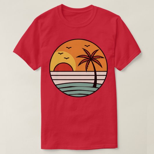 Sunset TShirt (Design vorne)