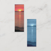 Sunset Twilight Lesezeichen/Business Cards Mini Visitenkarte (Vorne/Hinten)