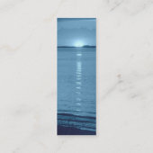 Sunset Twilight Lesezeichen/Business Cards Mini Visitenkarte (Rückseite)