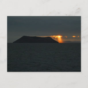 Sunset über Daphne Major Postkarte