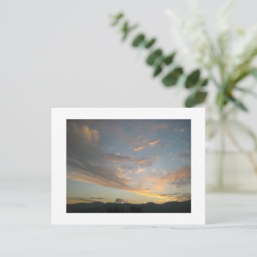 Sunset über Medellín Postcard Postkarte (Stehend Vorderseite)