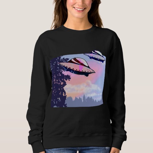 Sunset UFO Sighting Sweatshirt (Vorderseite)