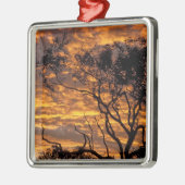 Sunset, Uluru-Kata Tjuta Nationalpark, Silbernes Ornament (Links)