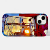 Sunset und Sailboote auf Lopez Island Phone Case (Rückseite (Horizontal))