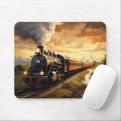 Sunset und Zug Mousepad (Mit Mouse)