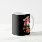 Sunset Unicorn Marching Band Design Drumline Mama Kaffeetasse (VorderseiteRechts)