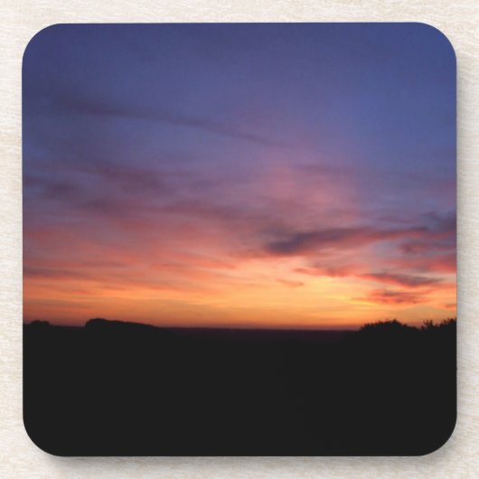 Sunset Untersetzer (Vorderseite)