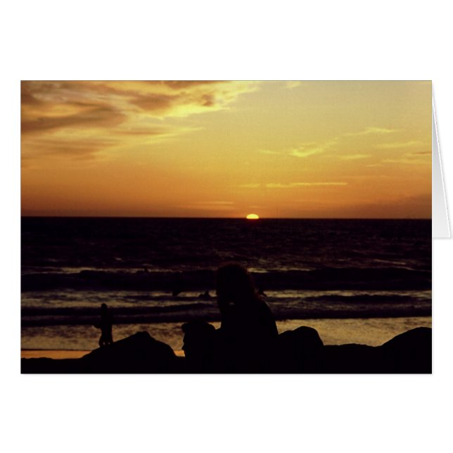 Sunset Venice CA. (Vorderseite (Horizontal))