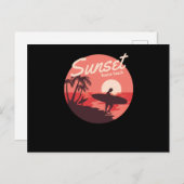 Sunset Venice Postkarte (Vorne/Hinten)