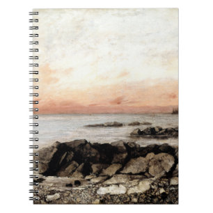 Sunset, Vevey, Schweiz - Gustave Courbet Notizblock